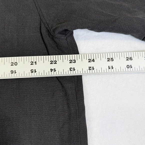 Tommy Bahama Island Zone Mens Large Silk Black Short Sleeve Button Up Camp Shirt - Picture 8 of 8